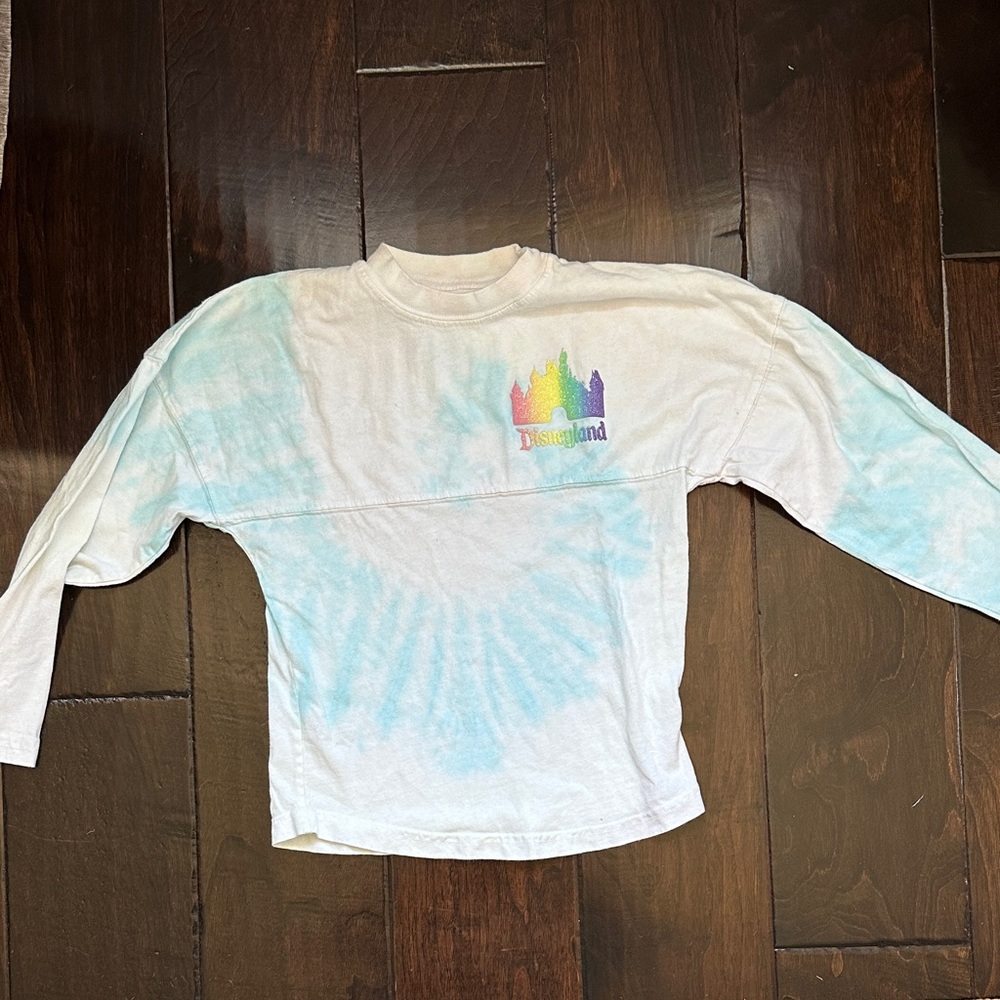Disney Kids Long Sleeve pastel Tie-Dye spirit jersey shirt
